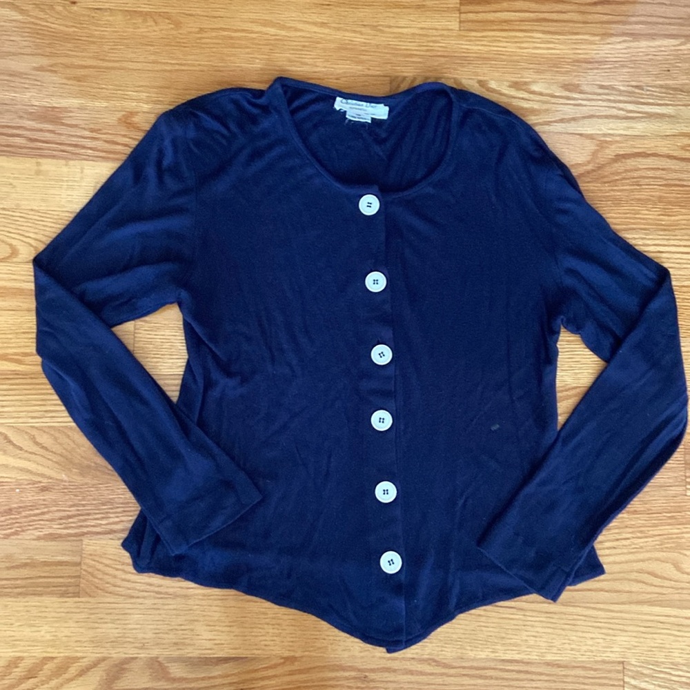Christian Dior Separates Button Down Cardigan w Flair
